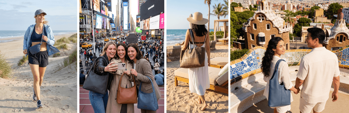 Die perfekte Tasche für den Urlaub, Urlaubstasche, Wunschleder