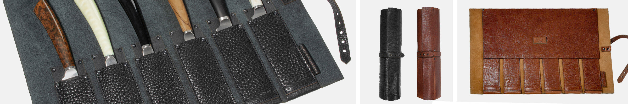 Steakmessertasche aus Premiumleder