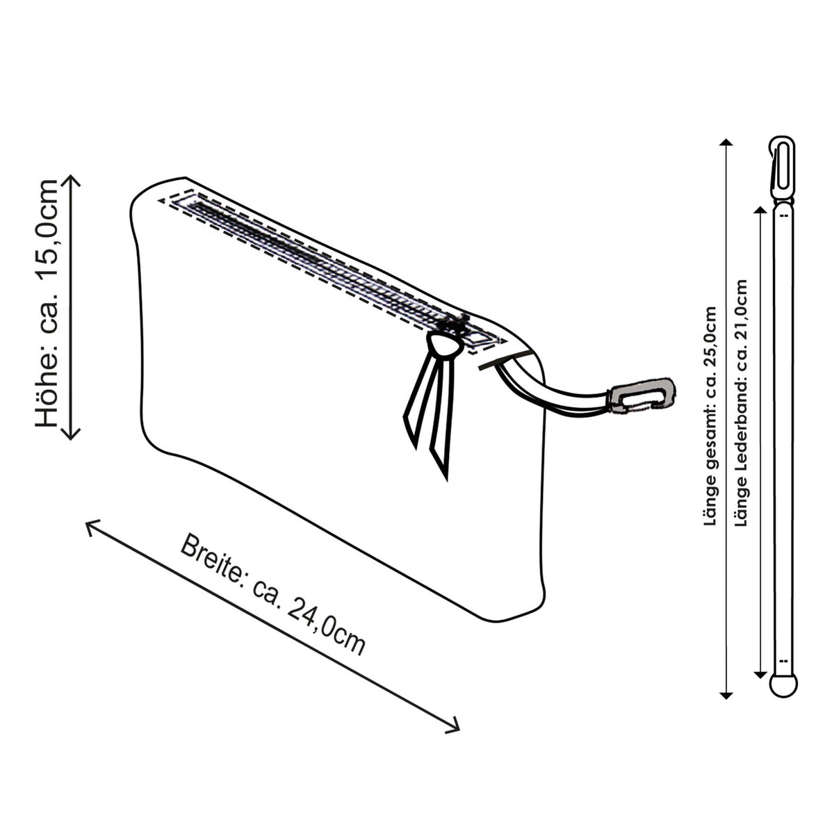 Hobo Bag mit Etui Bundle Angebot, Wunschleder