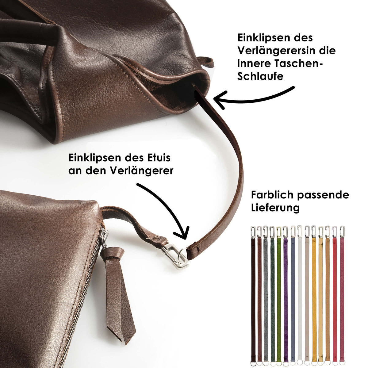 Verlängerungsband für Etui, Wunschleder