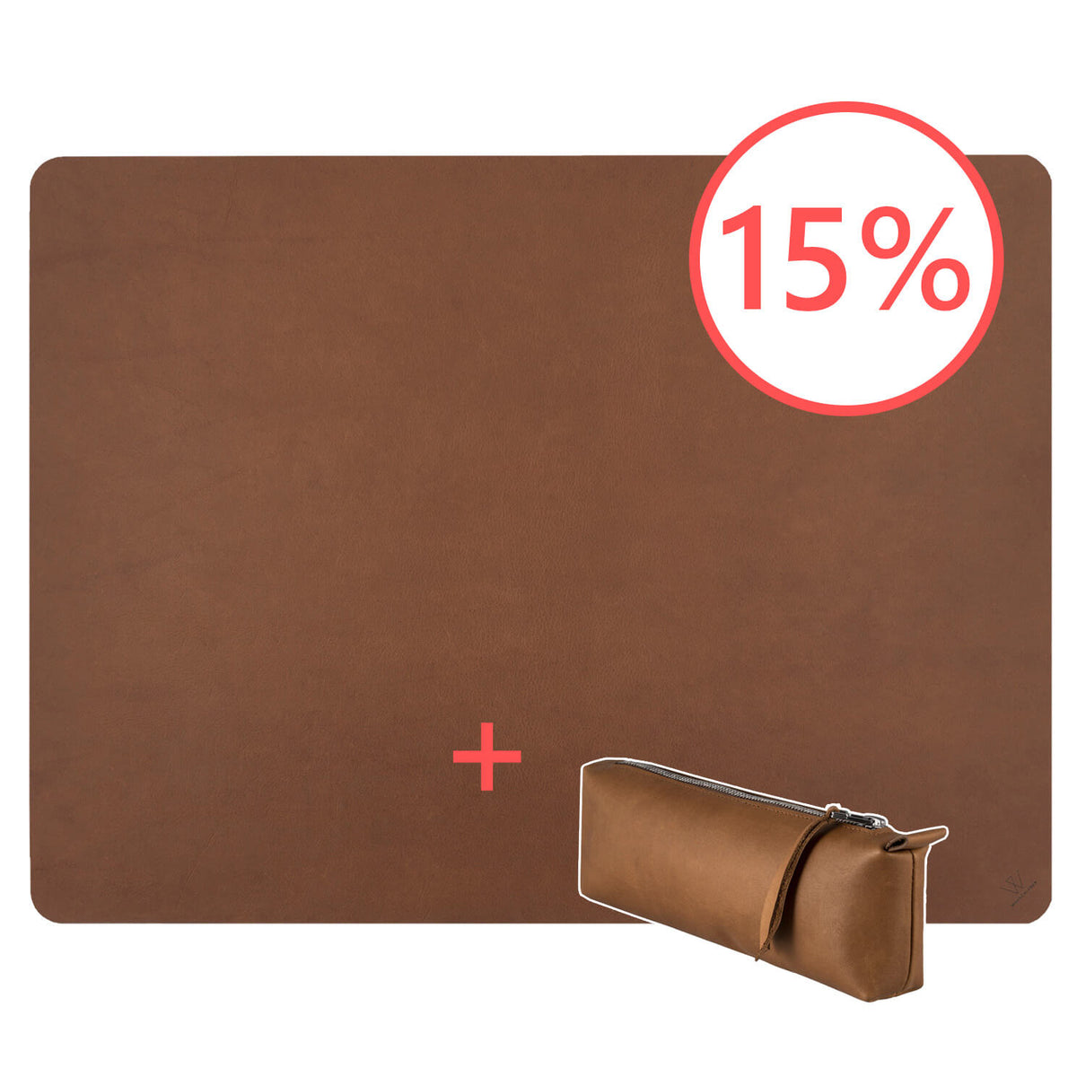 Schreibtischunterlage Stifteetui Bundle, Wunschleder