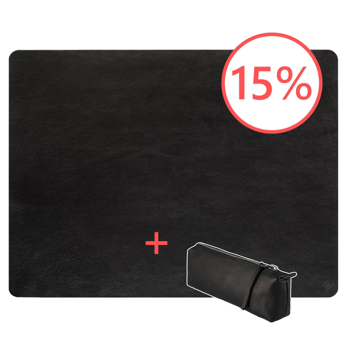Schreibtischunterlage Stifteetui Bundle, Wunschleder