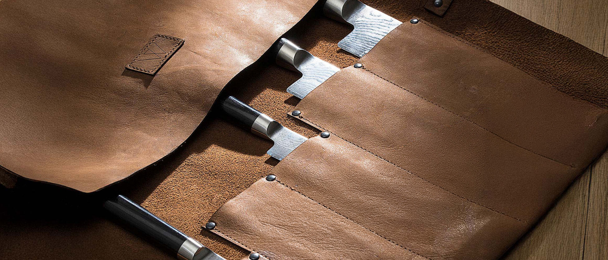 Messertasche Leder für Profis, handgefertigte Lederprodukte, Made in Germany, Wunschleder
